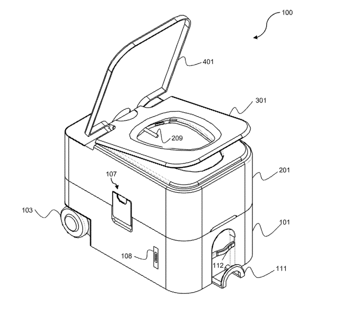 Smart portable toilet and method